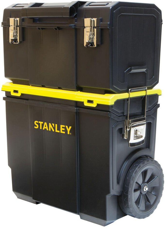 3 in 1 Detachable Rolling Tool Box Mobile Work Center Portable Lockable 11 in.