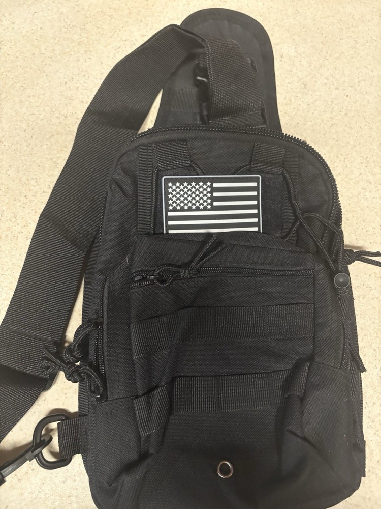 Tactical Removable Shoulder Sling Range Bag W/ Multiple Pockets