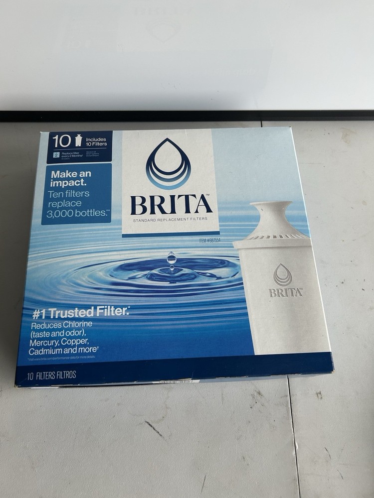 New Brita Replacement Water Filters, 10-pack