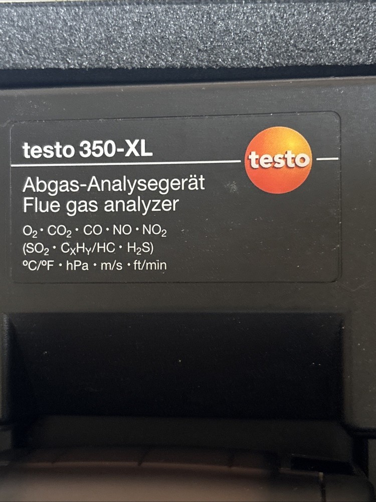 Testo 350-XL Flue Gas Analyzer