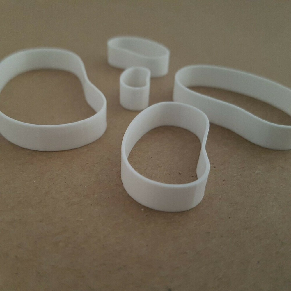 Bean Shape Mini Fondant Cutter Small Sugarcraft Icing Tiny Sharp Stencil Pastry