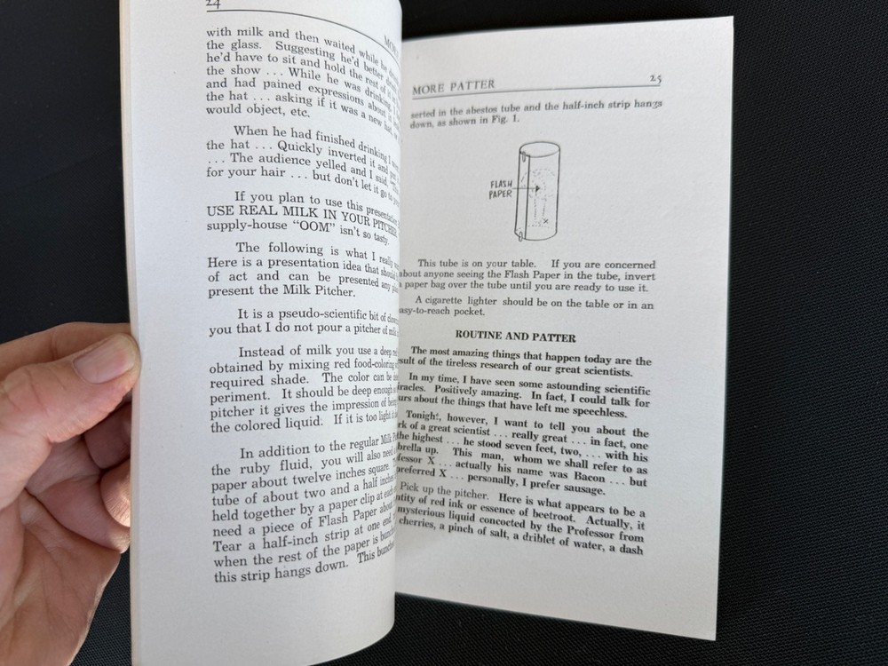 "More Patter" by Sid Lorraine Vintage 1950 Magic Trick Book SIGNED