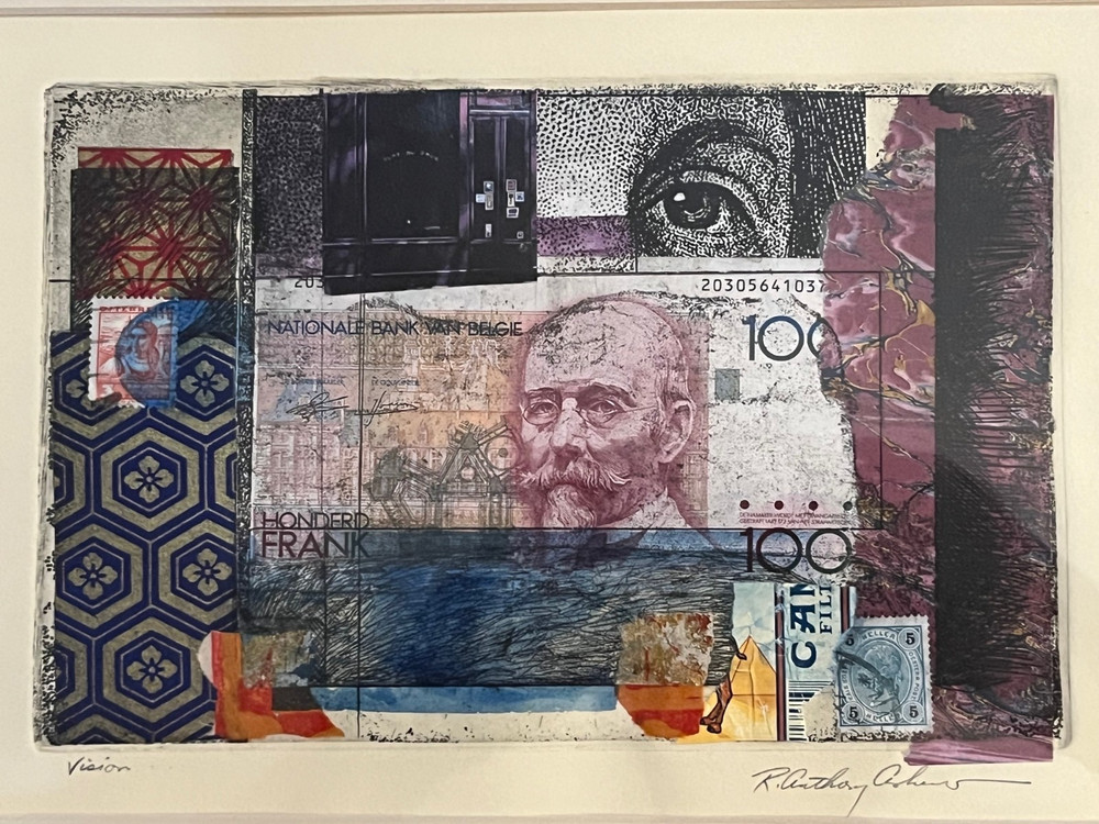 R. Anthony Askew Collage Art; "Vision"