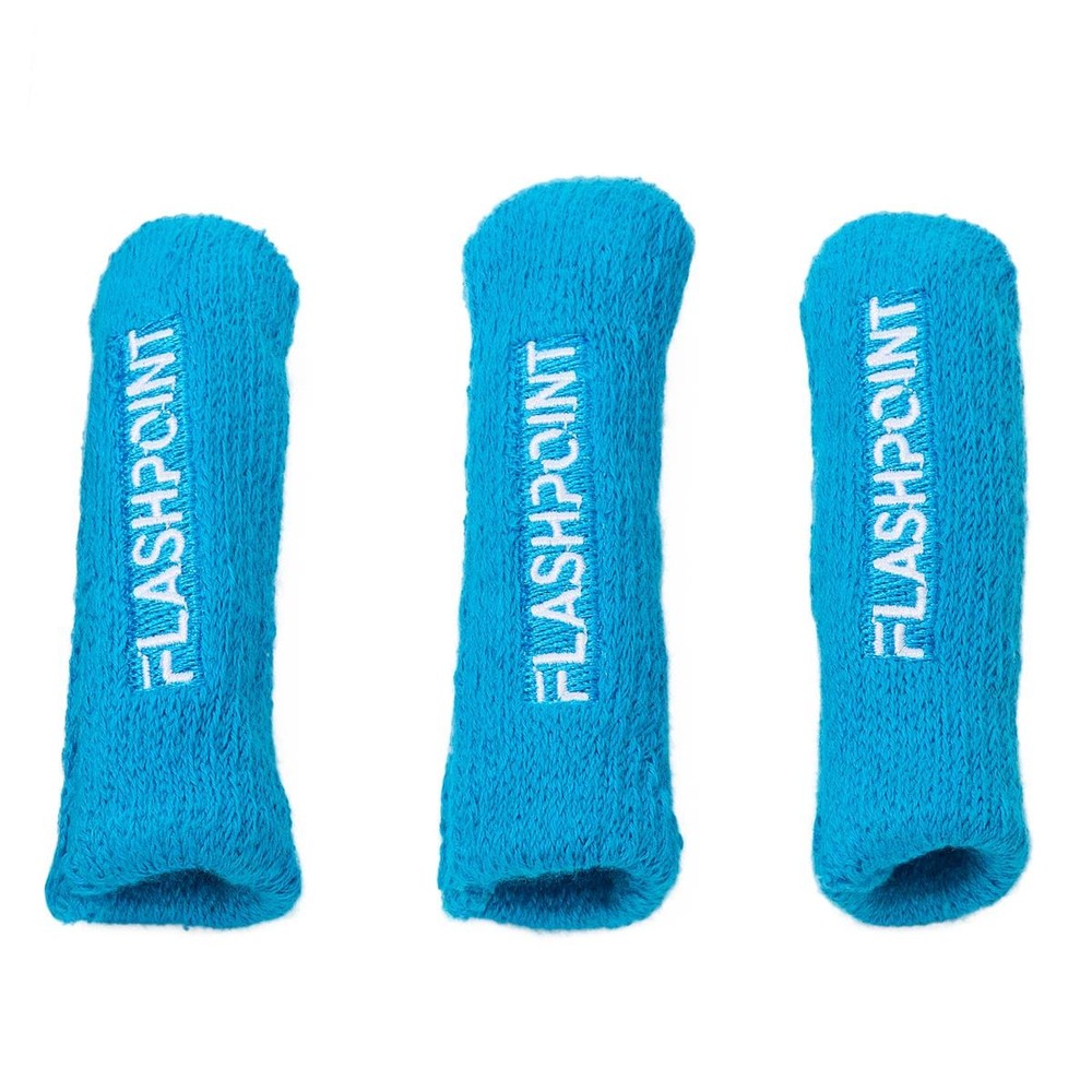 Flashpoint Light Stand Leg Protector, Blue, 3-Pack