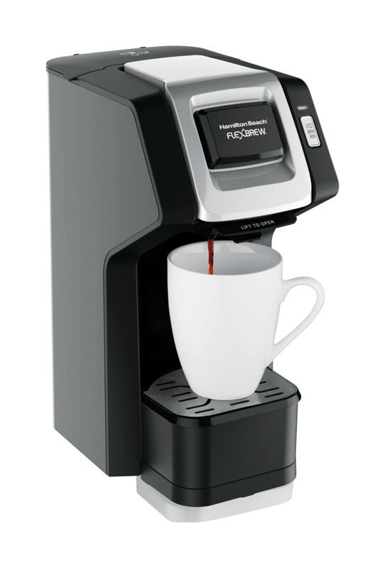 Hamilton Beach FlexBrew Single-Serve Coffee Maker Black & Silver