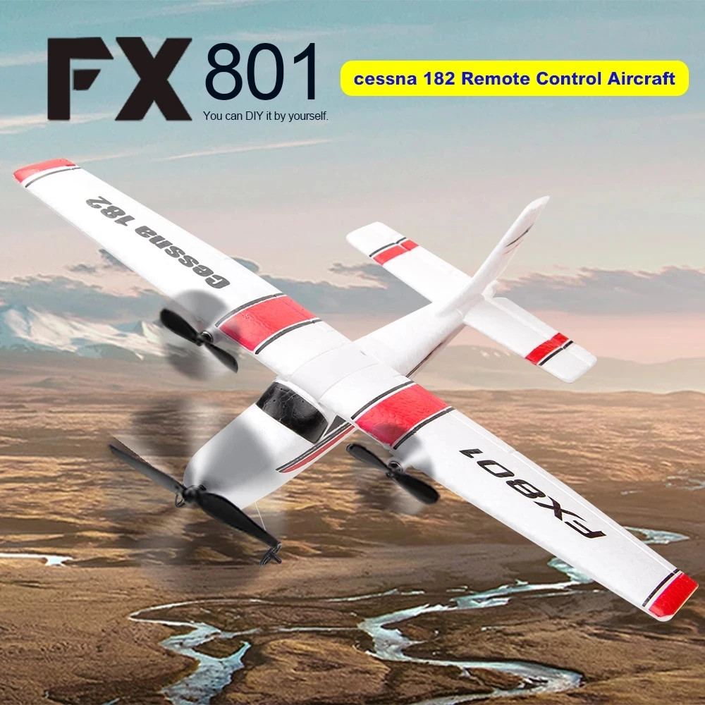 FX801 RC Plane EPP Foam 2.4G 2CH RTF Remote Control Wingspan Aircraft Fixed