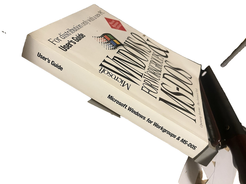 Microsoft Windows For Workgroups MS-DOS Book only