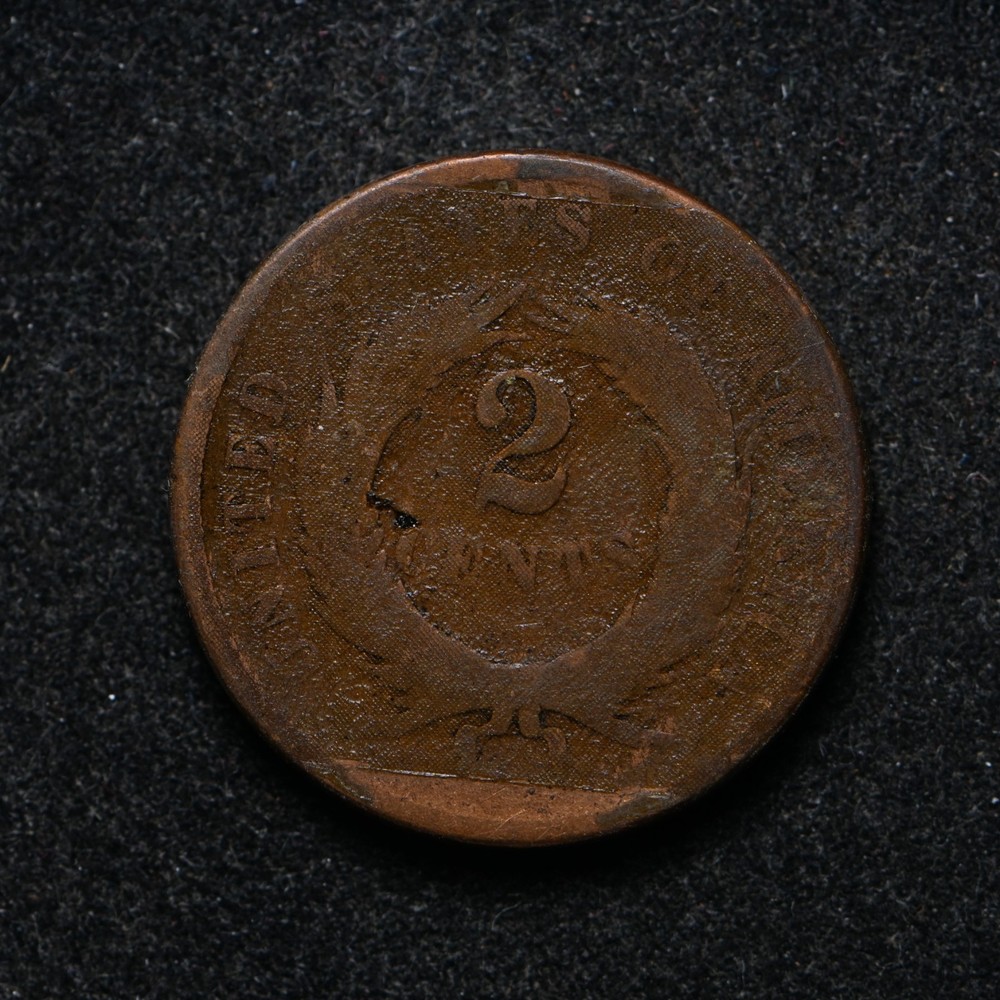 1865 Two Cent Piece Low Grade (bb18999)