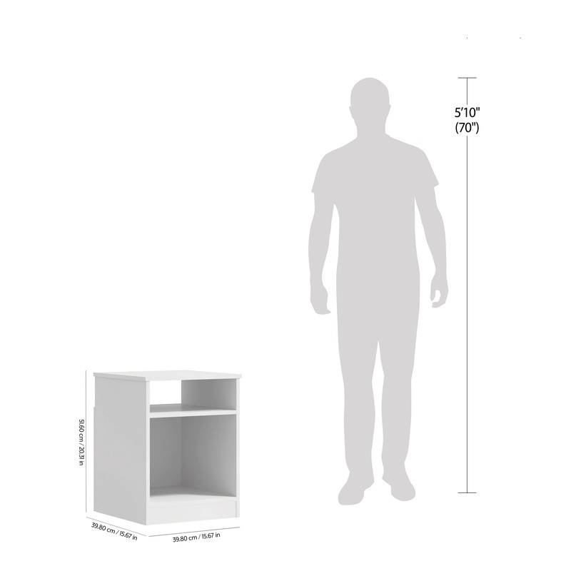 Minimalist Nightstand Set Easy Assembly Modern Storage Transitional Decor New