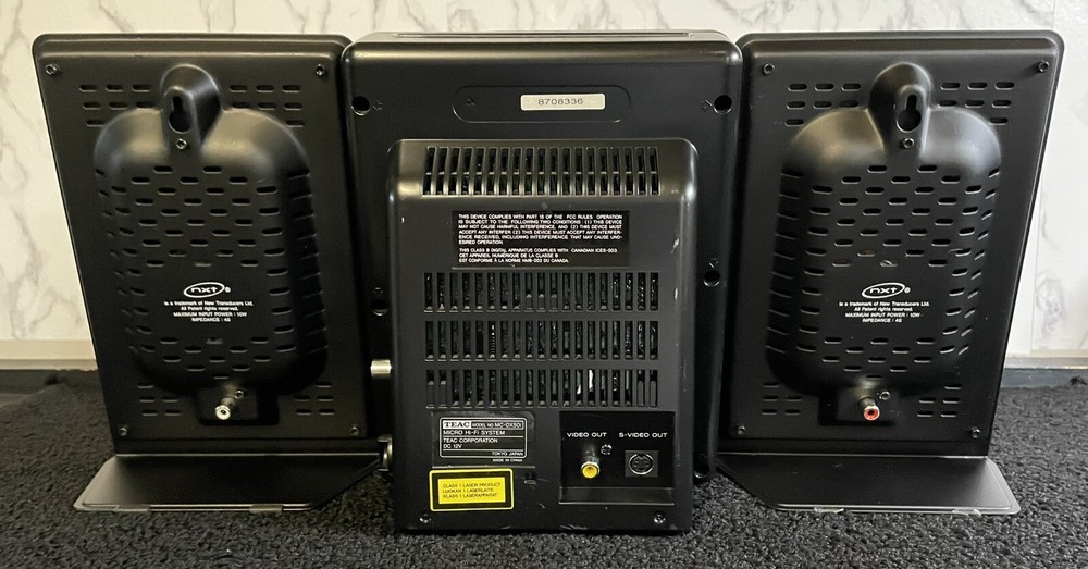 Teac NC-DX50i 2.1 Compact Stereo System With Bluetooth