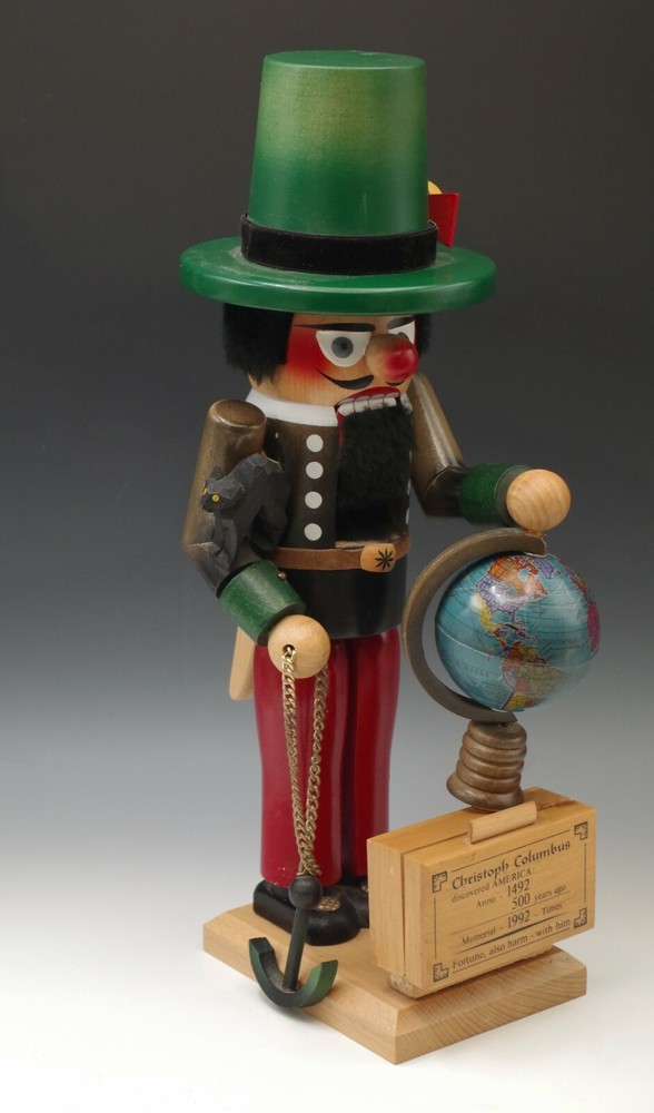 STEINBACH WEST GERMANY CHRISTOPHER COLUMBUS NUTCRACKER VINTAGE 1992