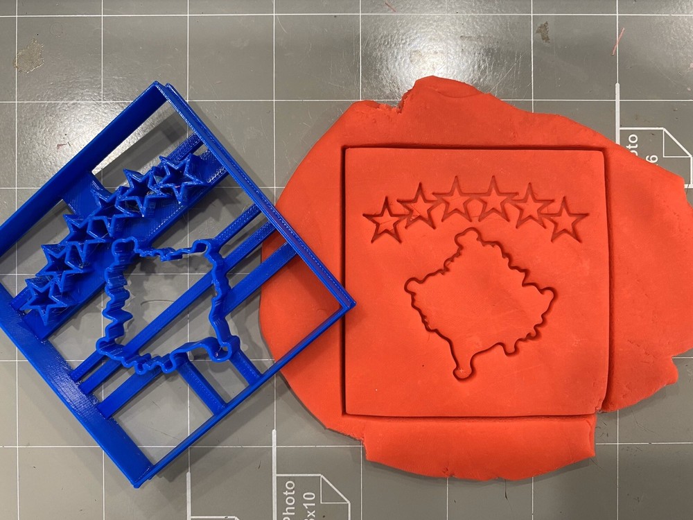 Kosovo Flag Cookie Cutter
