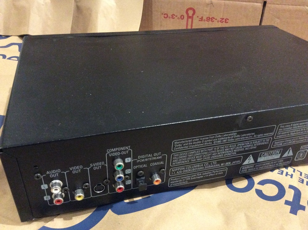 Denon DVD-1500 DVD Player Tested NO REMOTE