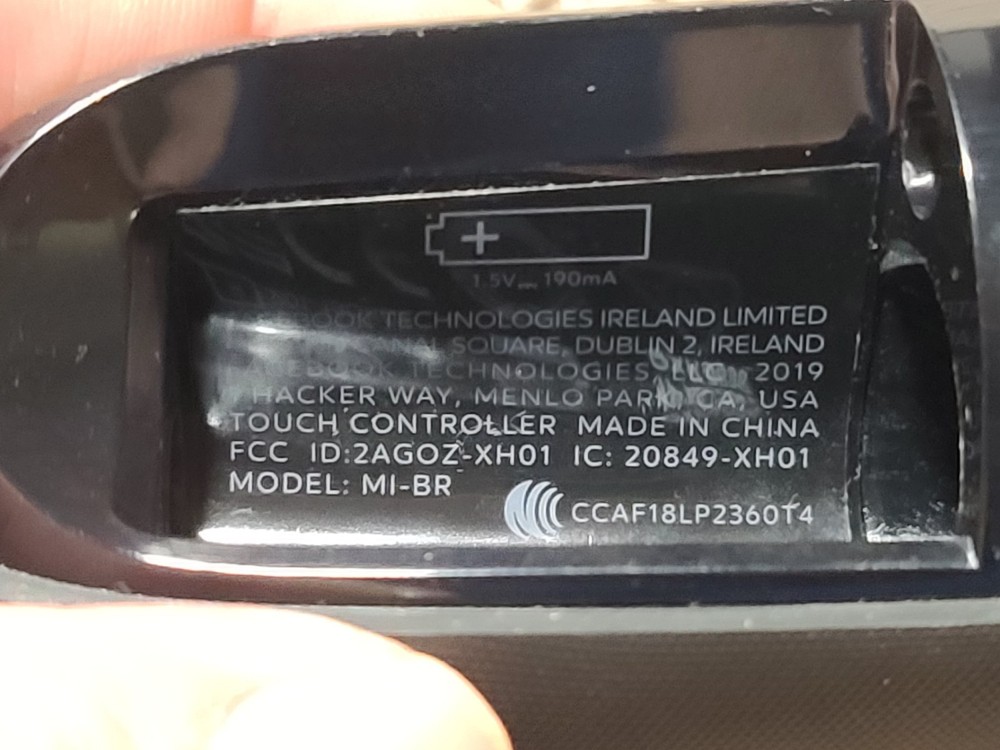 Genuine Oculus Quest 1 / Oculus Rift S Controller (RIGHT HAND ONLY MI-BR)