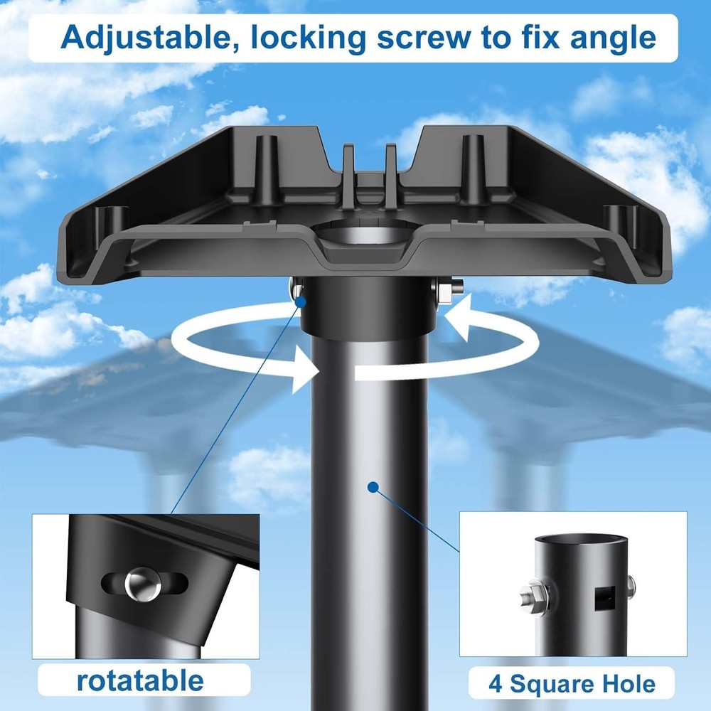 Robust Gen 3 Starlink Mounting Solution - Adjustable Durable Aluminum Design