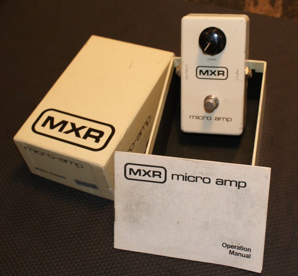 Vintage 1980 MXR Micro Amp