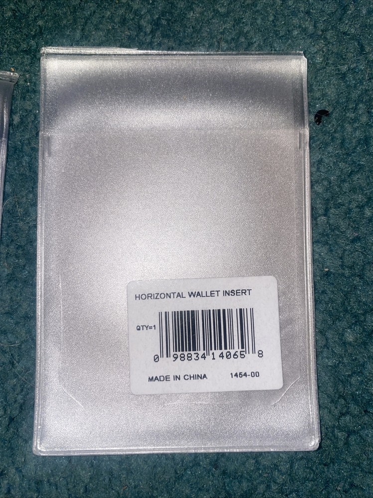 3 pack Horizontal Wallet Insert