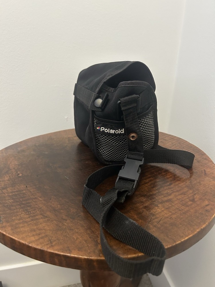 Polaroid One Step Flash Instant Camera Vintage With Strap And Bag.