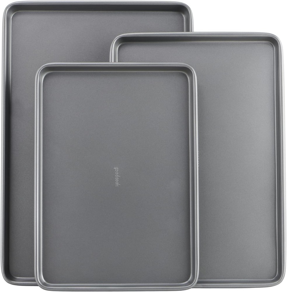 Everyday Nonsti Baking Sheet Set, Includes One Small, Medium &