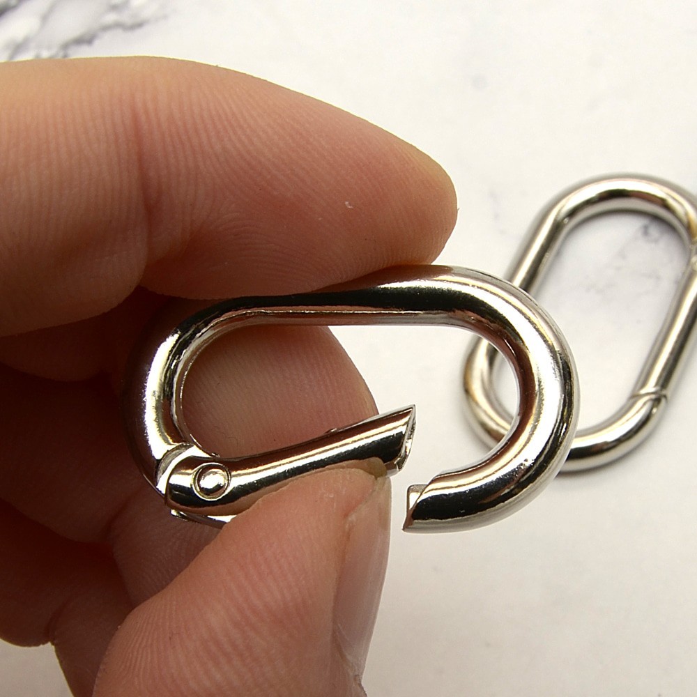 Open Oval Ring Two Size Key Ring Making Sub-materials Leather craft tools