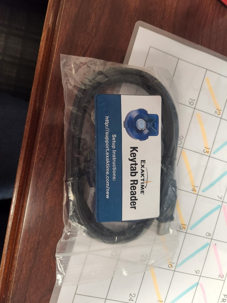 ExakTime Key Tabs & Keytab Reader - $1.00/ea. QTY - 1,972