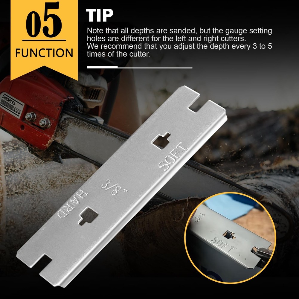 Chainsaw Depth Gauge Replacement for Husqvarna 3/8 Raker Tool