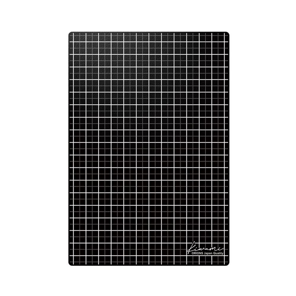 Underlay writing mat B6 black grid WMS-B6-BL