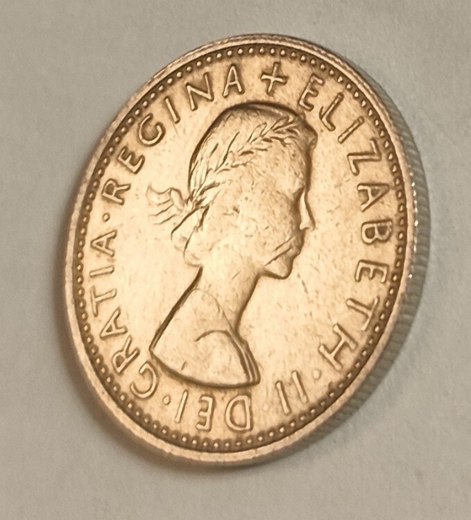 1965 sixpence. Elizabeth II
