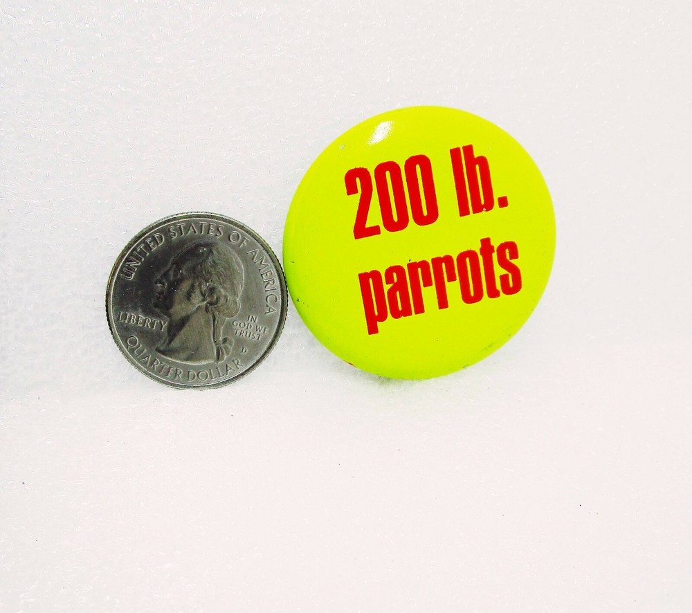200 lb Parrots Button Pin