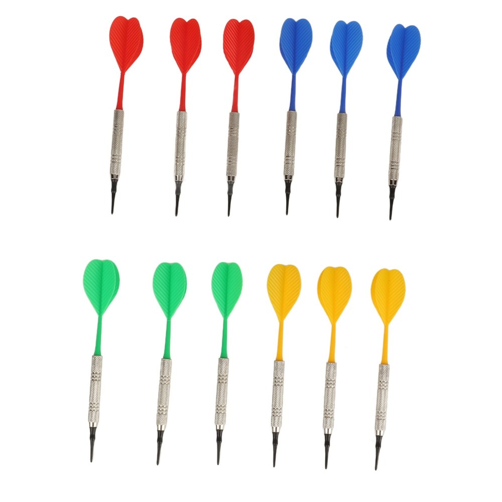 Plastic Soft Tip Darts For Electronic Dartboard Throwing Beginner MU