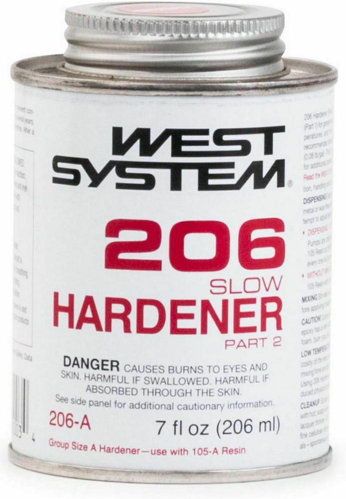 West System 206 SLOW Epoxy Hardener (.43 pt)