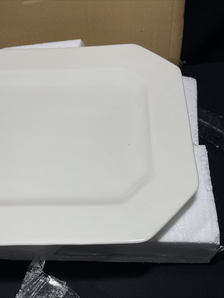 Pottery Barn Healdsburg Oversized Rectangular Platter 13”x19” Geometric