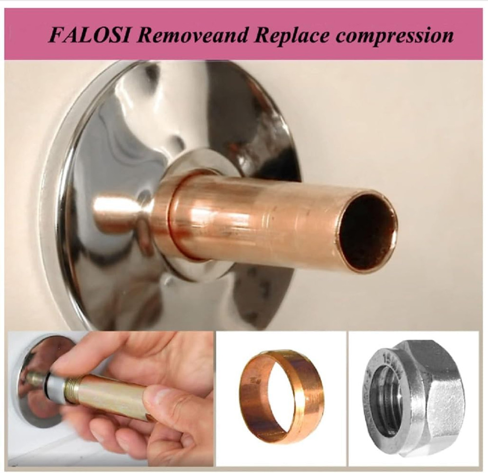 Plumbing Tools Compression Ring Removal Tool for Sleeve Puller Remover 1/2-Inc