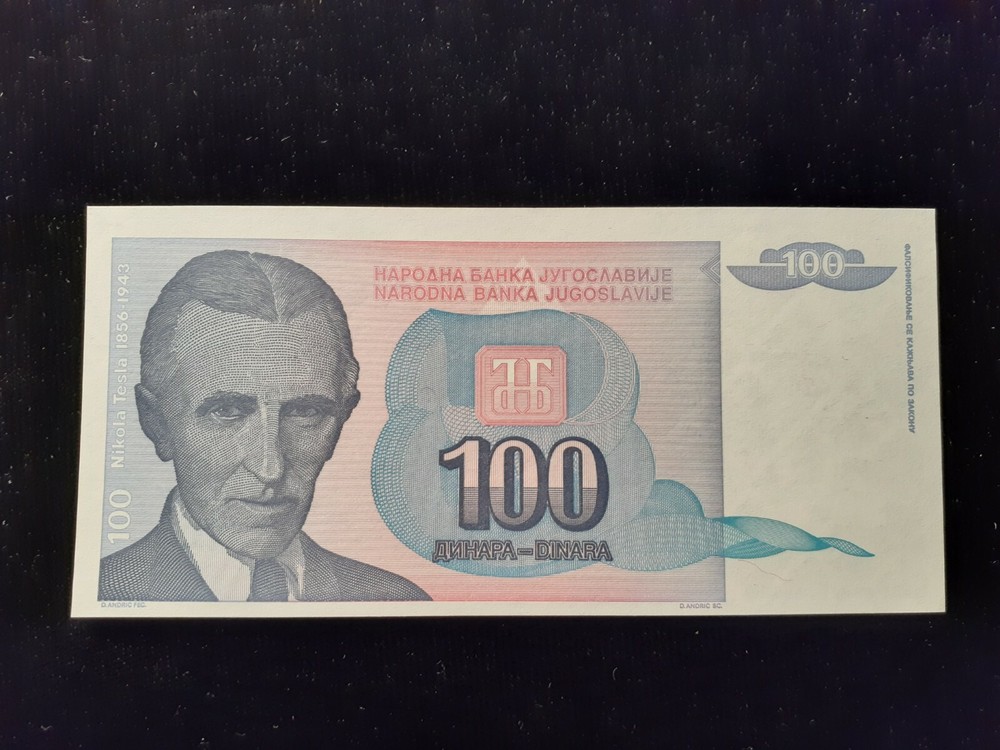 1994  100 DINARA YUGOSLAVIA  P 139