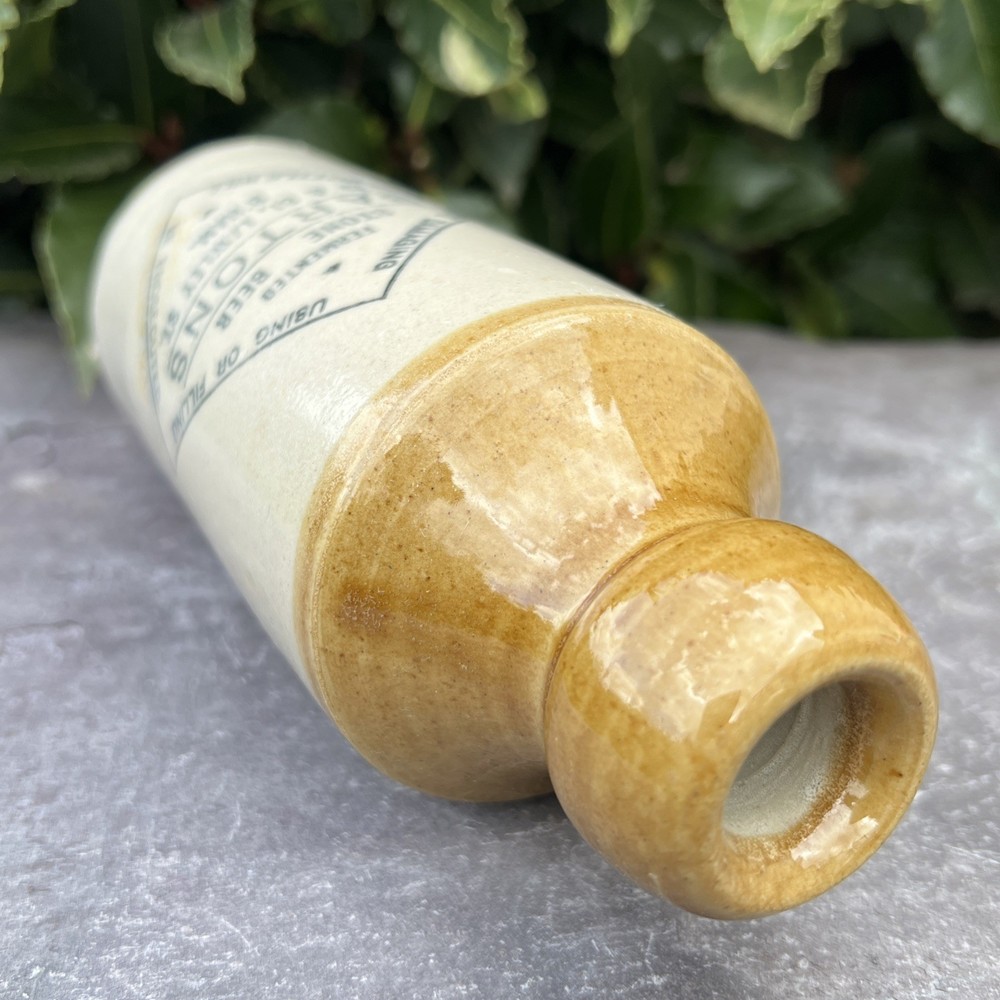 Stone Ginger Beer Bartons B'ham Old Stoneware Bottle Home Wedding Tableware