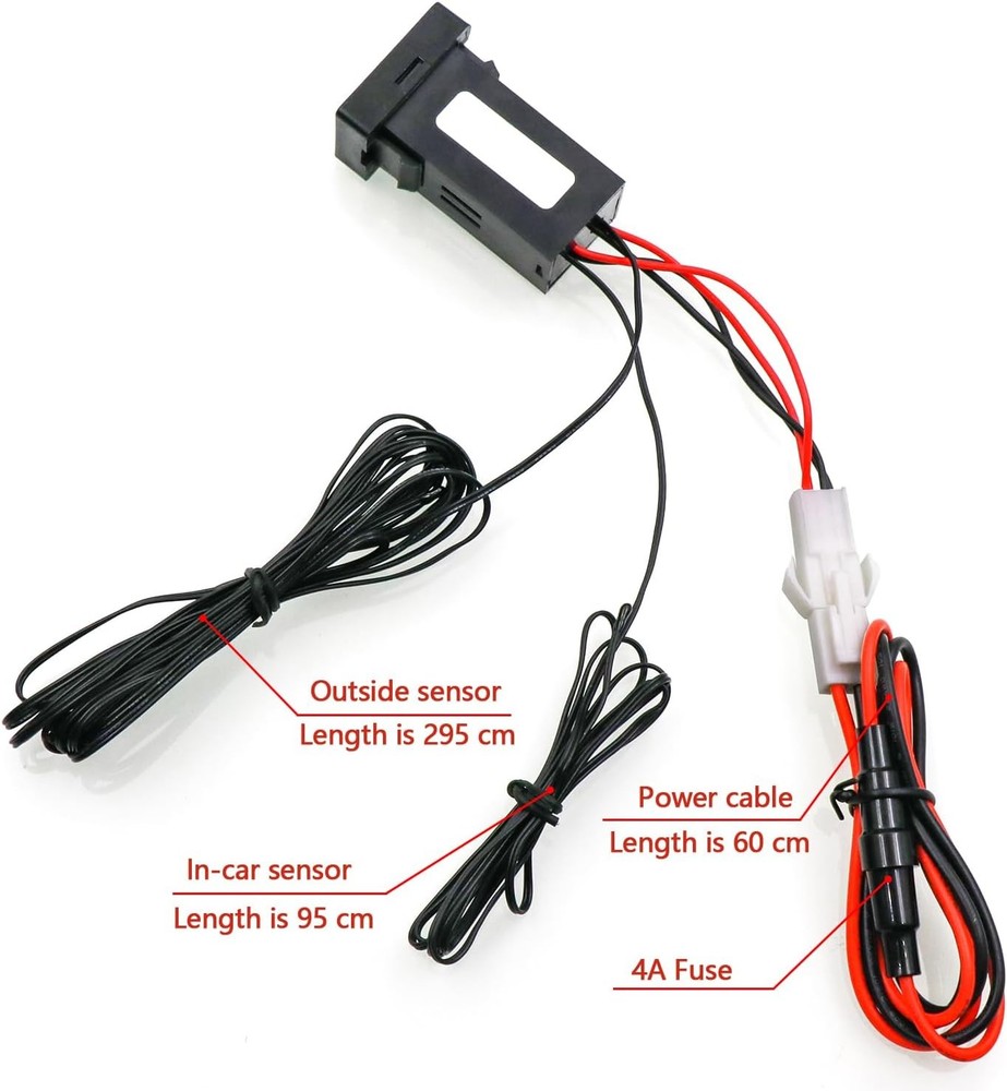 Car Internal and External Temperature Fahrenheit (Type B)