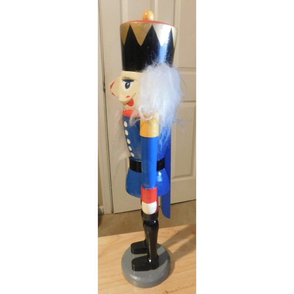 Nutcracker Classic King Eczgelbirge Vintage 13" Blue