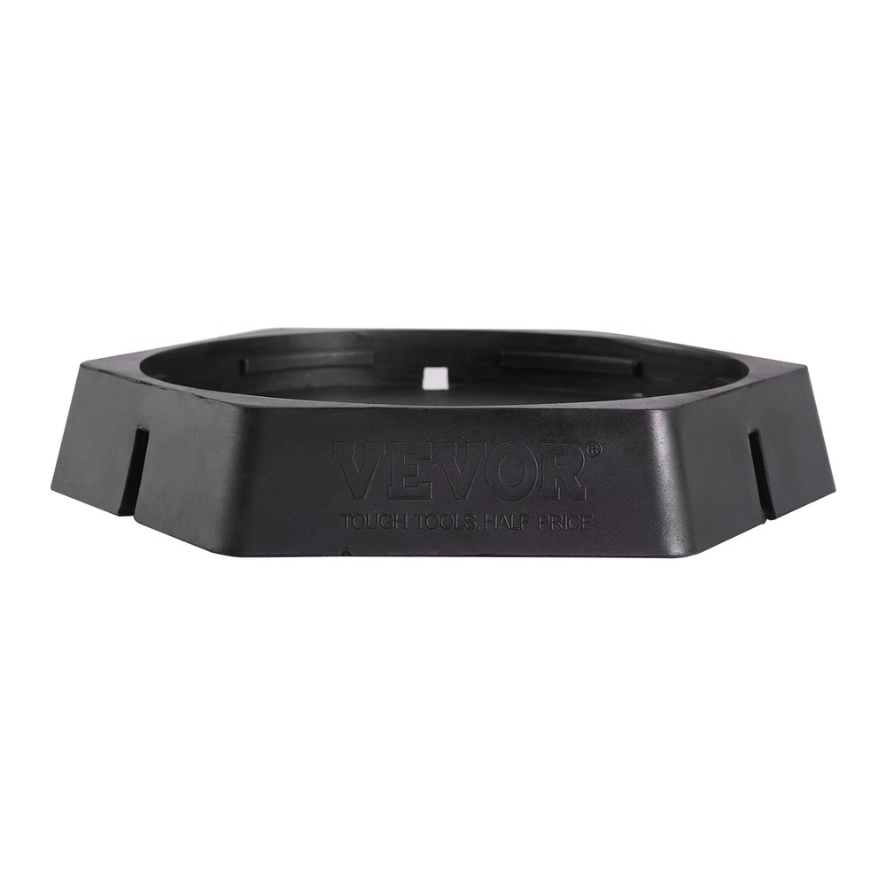 VEVOR RV Leveling Pads Permanently Attached Rubber Jack Pad 9" Round Feet 4-Pack