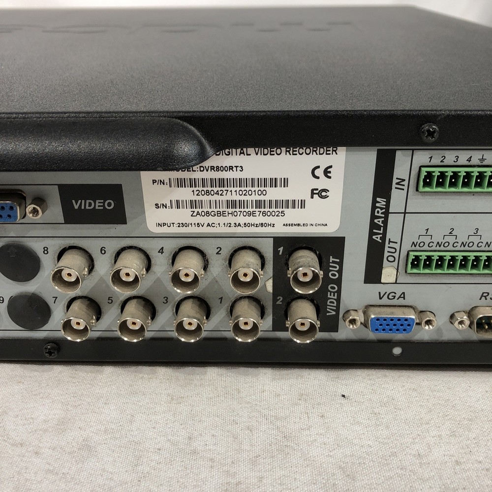 Mace Digital Video Recorder DVR800RT3, Untested