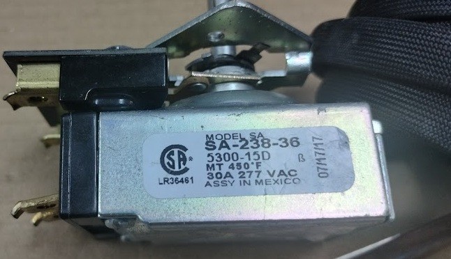 ROBERTSHAW ELECTRIVC THERMOSTAT SA-238-36
