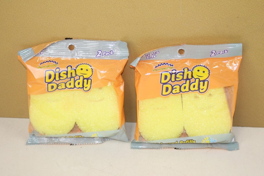 (2pkg) Scrub Daddy Dish Daddy Dishwand REFILLS 2ct per package NEW