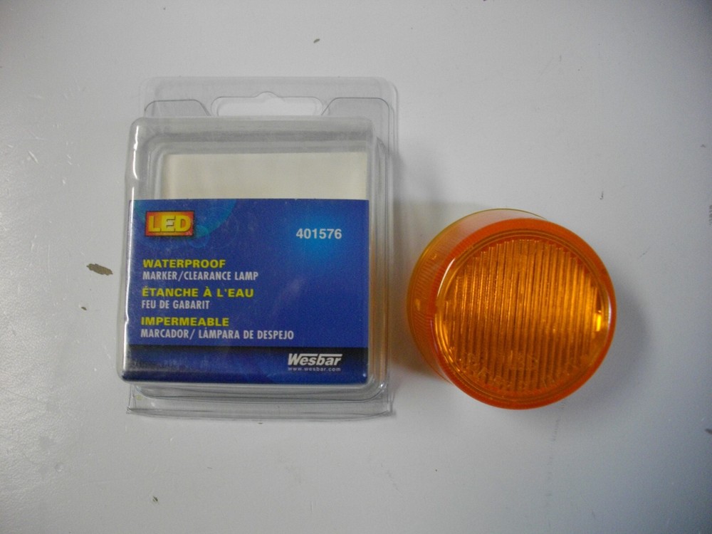 Wesbar 401576 2" Waterproof LED Amber / Marker Clearance Light #30 Series