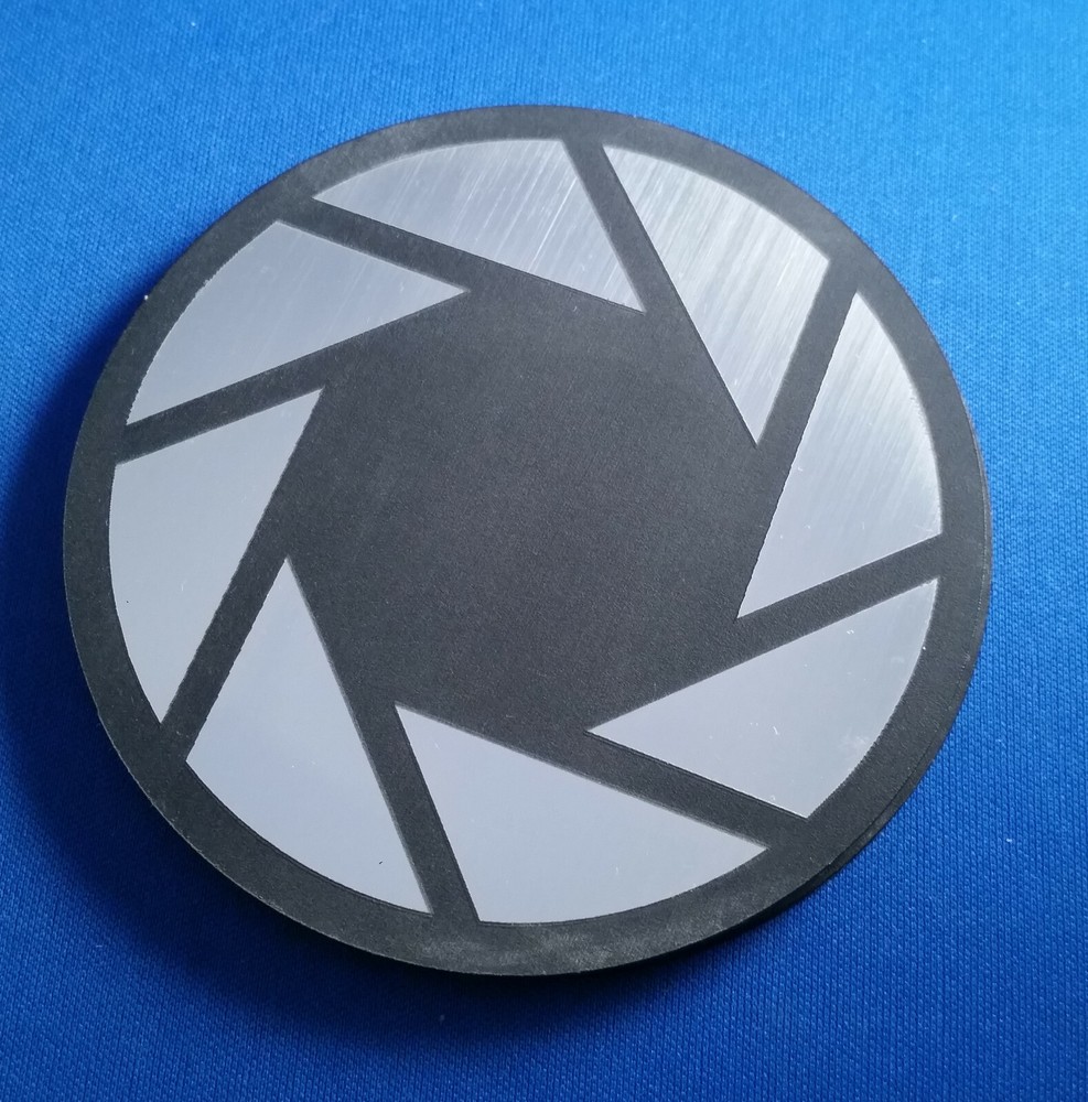 Aperture Science Coasters set of 4