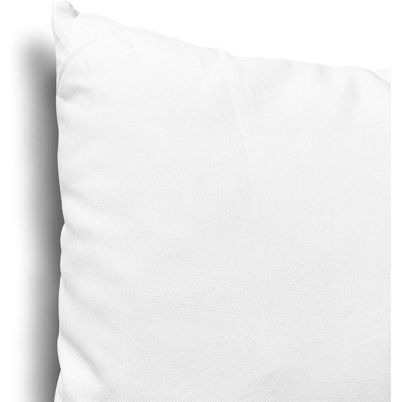 Microfiber Polyester Throw Pillow Insert 26x26 Machine Washable Fluffy 4 Count