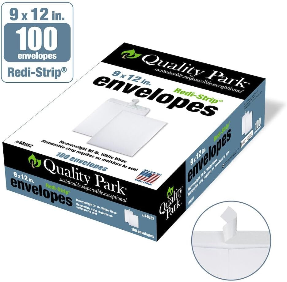 9 X 12 Catalog Envelopes, 100 Pack, Document Envelopes with Self Seal Closure, H