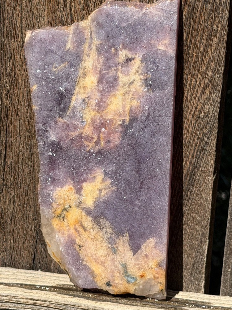 Lepidolite Slab South Dakota