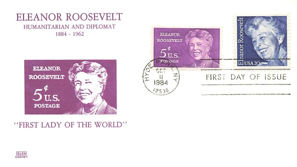 2105 ELEANOR ROOSEVELT - combo - Glen cachet