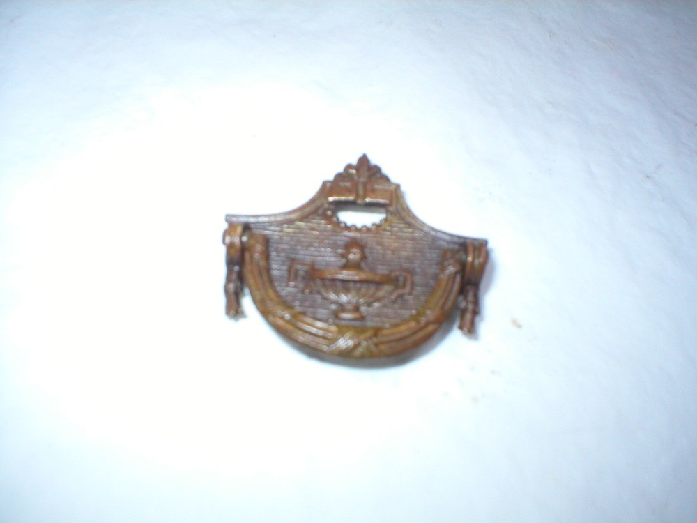 Antique Solid Brass Draw Pull