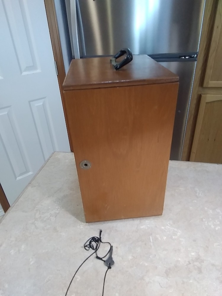 Compound Wesco Microscope With Extras with Wood Box Made By Wesco