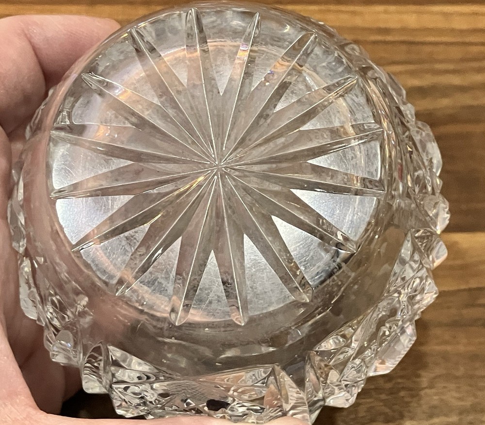 Vintage Cut Crystal Perfume Bottle